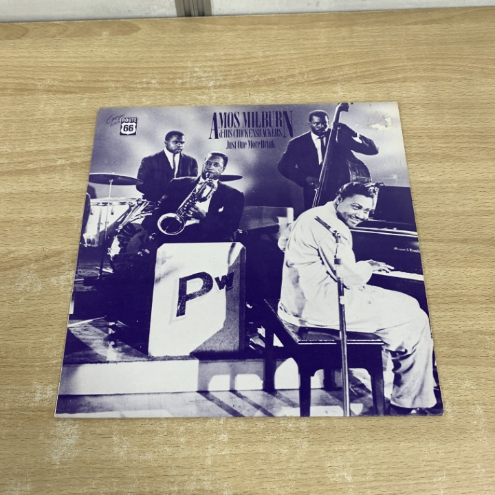 ▲01)【同梱不可】Amos Milburn & His Chickenshackers/Just One More Drink/エイモスミルバーン/LPレコード/スウェーデン盤/KIX-7/A拍卖