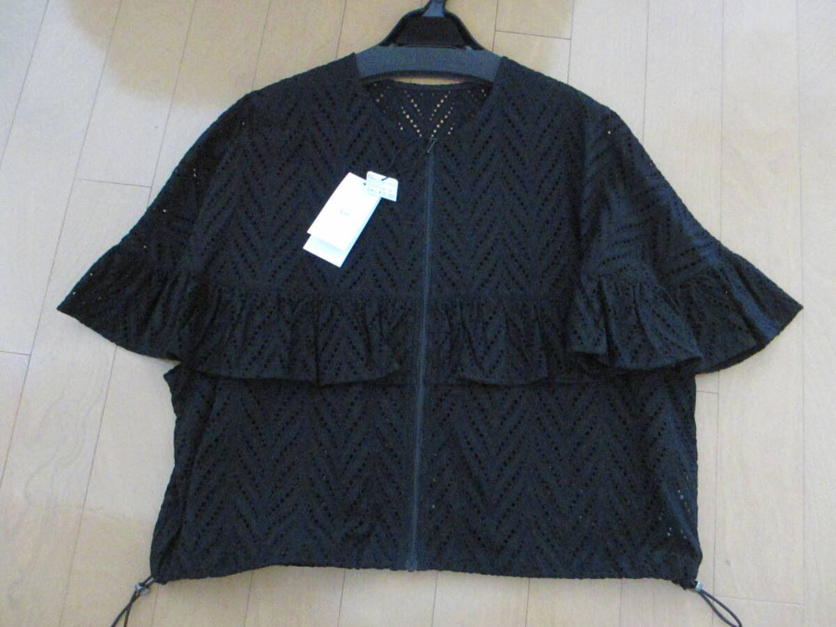 今季商品!定価18000円【タグ付新品】Vin カットワークレースブルゾン 綿100% 9~11号 YAMADAYA拍卖