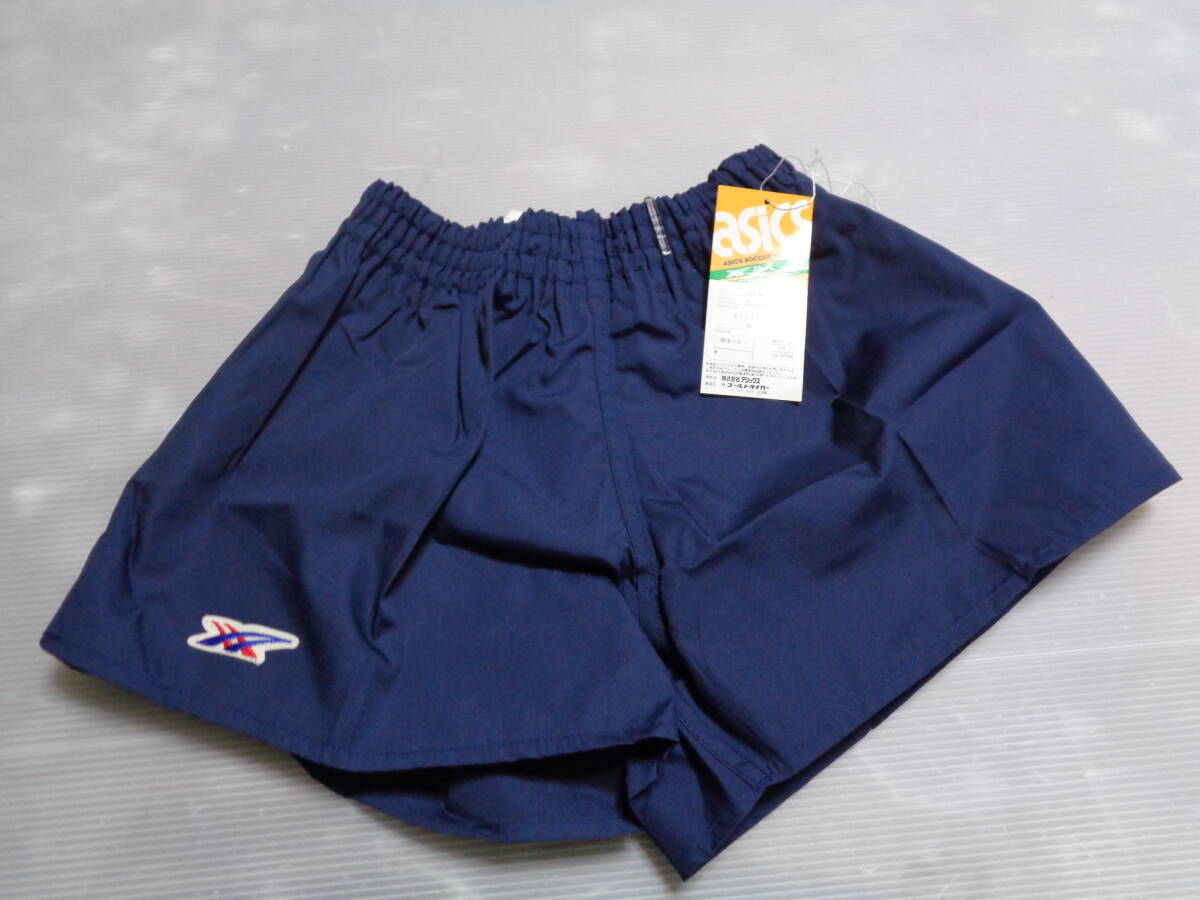 M 紺 CP8611 シャペ アシックス サッカーパンツ ビンテージ 短パン ショートパンツ 体操着 体操服 昭和レトロ 未使用拍卖
