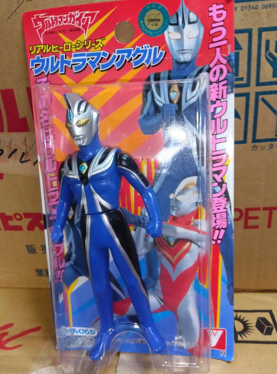 ウルトラマン:リアルプラヒーロー ウルトラマンアグル ユタカ 全長約15cm 当時物 未開封 SO1F5/オクパナ拍卖