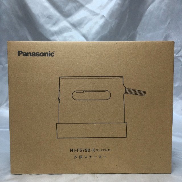 【未使用/保管品/TO】Panasonic パナソニック 衣類スチーマー NI-FS790-K カームブラック スチーム アイロン MZ0705/0048-2拍卖