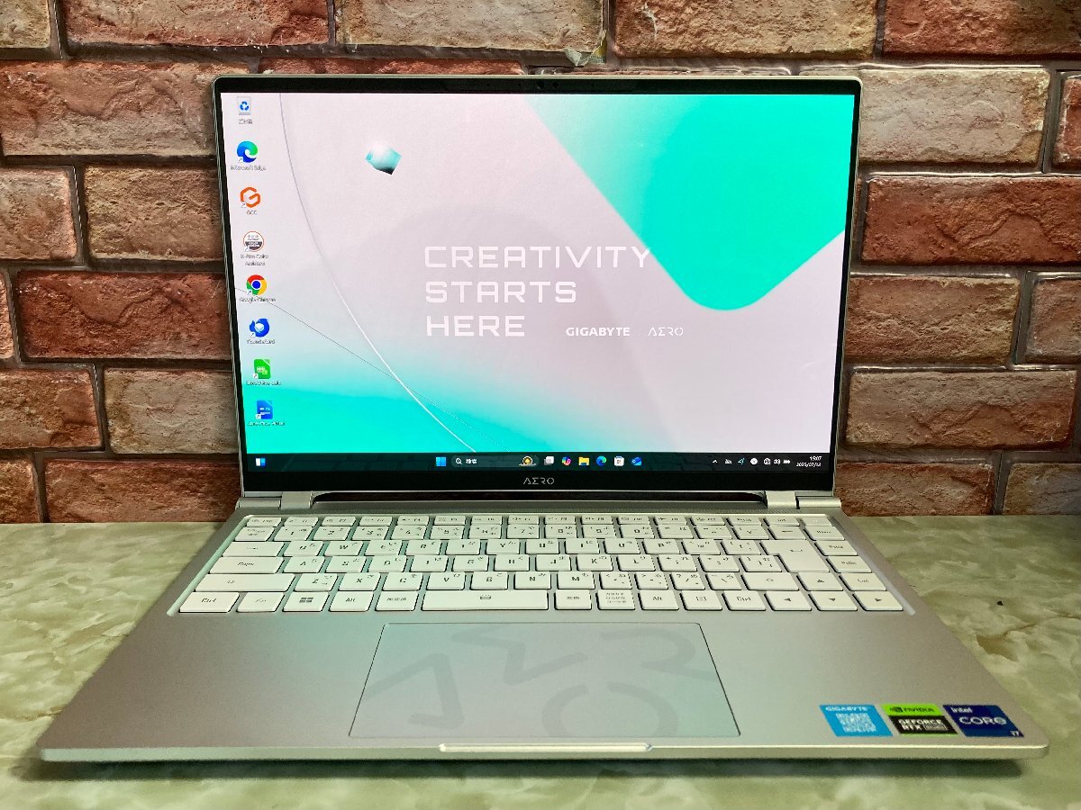 1円~ ●GIGABYTE AERO 14 OLED / 第13世代 Core i7 13700H (1.70GHz) / メモリ16GB / GeForce RTX 4050 / NVMeSSD 1TB / 14型 / Win11 Pro拍卖