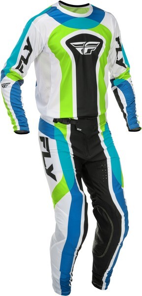 M/32インチ MXウエア 上下セット FLY LITE LE CURRENT ホワイト/ライム/ブルー ジャージ&パンツ モトクロス 正規輸入品 WESTWOODMX 26拍卖