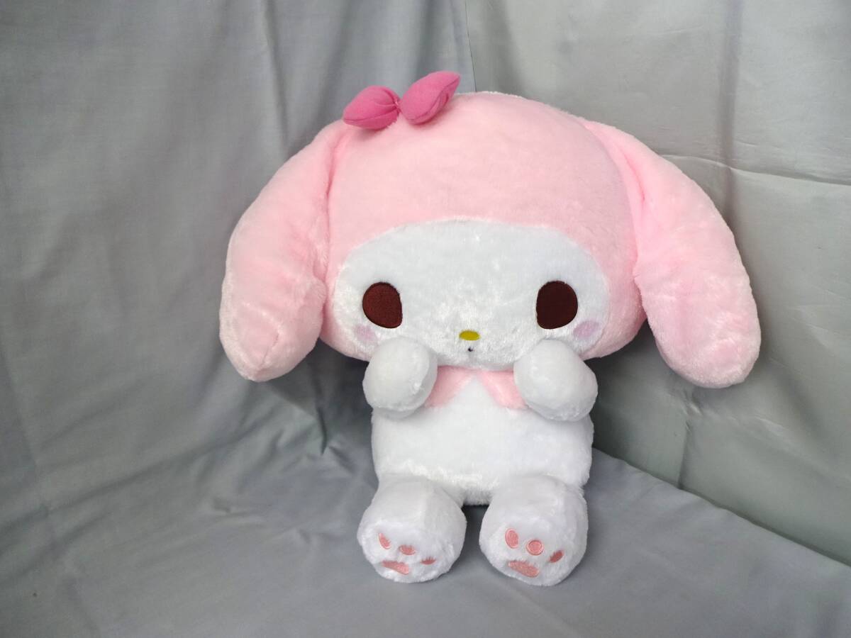 【紙タグ付き】マイメロディ ゆるかわ サンリオキャラクターズ スーパーギガジャンボころりんぬいぐるみ 座高:約39cm SEGA プライズ品拍卖