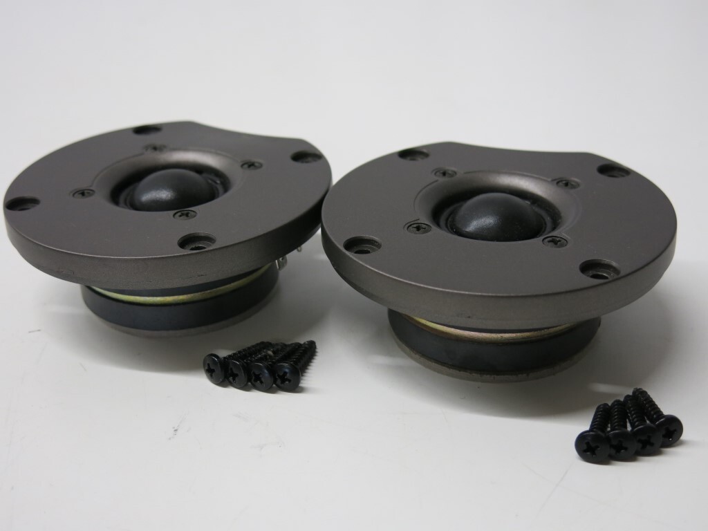 07K007 ONKYO オンキョー スピーカーユニット ツィーター 2個セット ネジ付き 中古 現状 売り切り拍卖