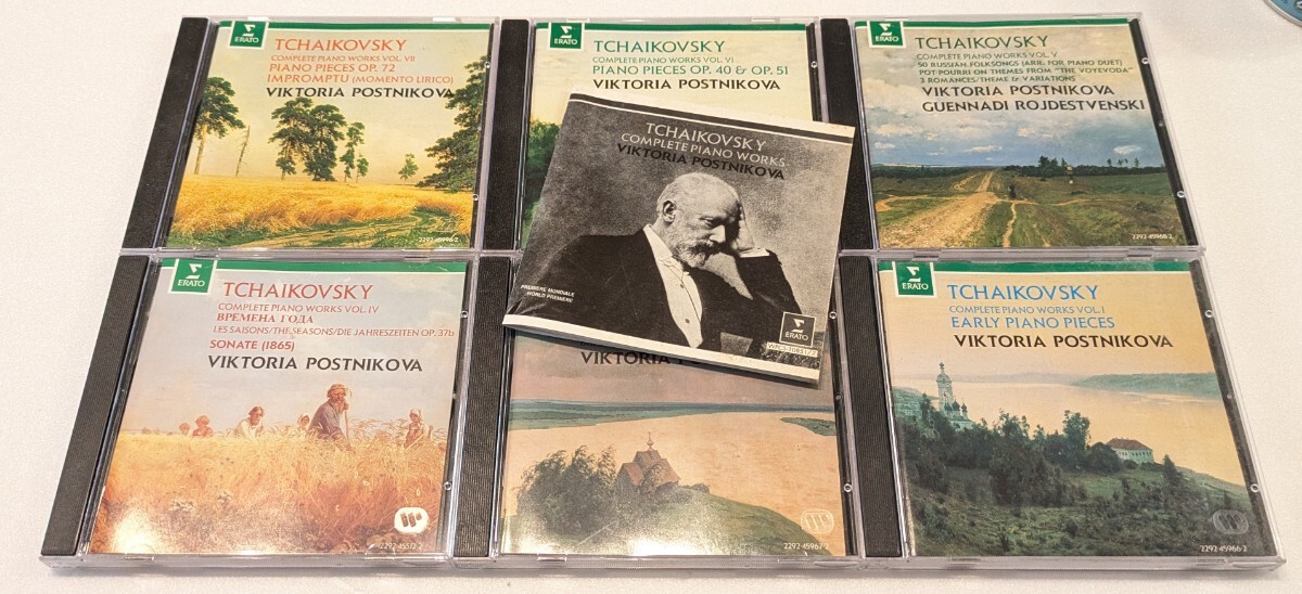 j569【即決・送料無料・欠品有り。】チャイコフスキー ピアノ作品全集 CD拍卖