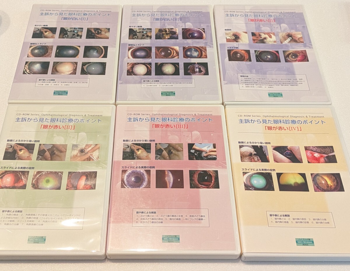 【即決・送料無料】主訴から見た眼科診療のポイント / 眼が白い・赤い / CD-ROM 6点セット /ハイブリッド版拍卖