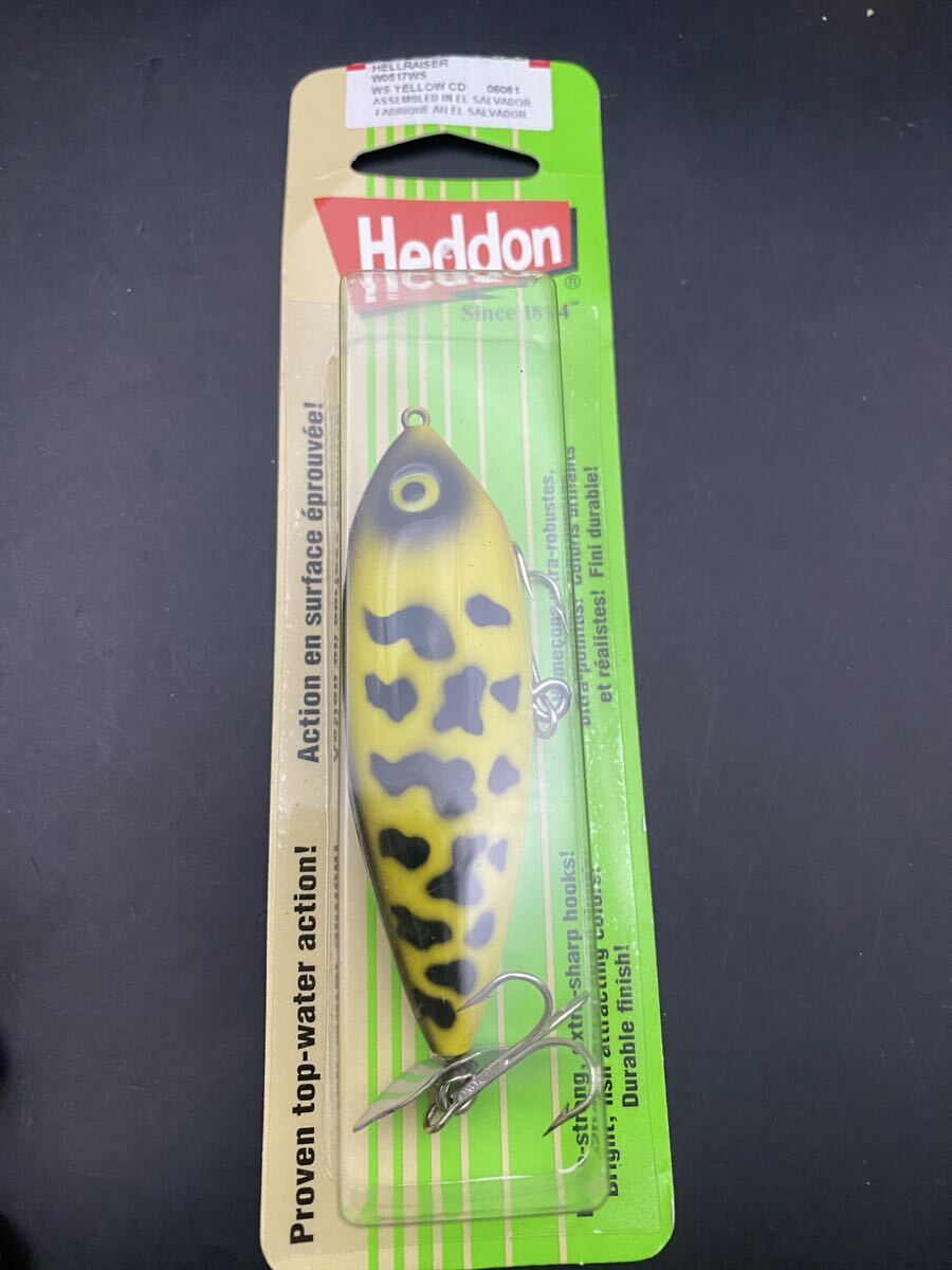 X9 HEDDON Whopper Stopper Hellraiser ヘルレイザー 検索 オールド ルアー ヘドン 色 17ws 未使用品拍卖