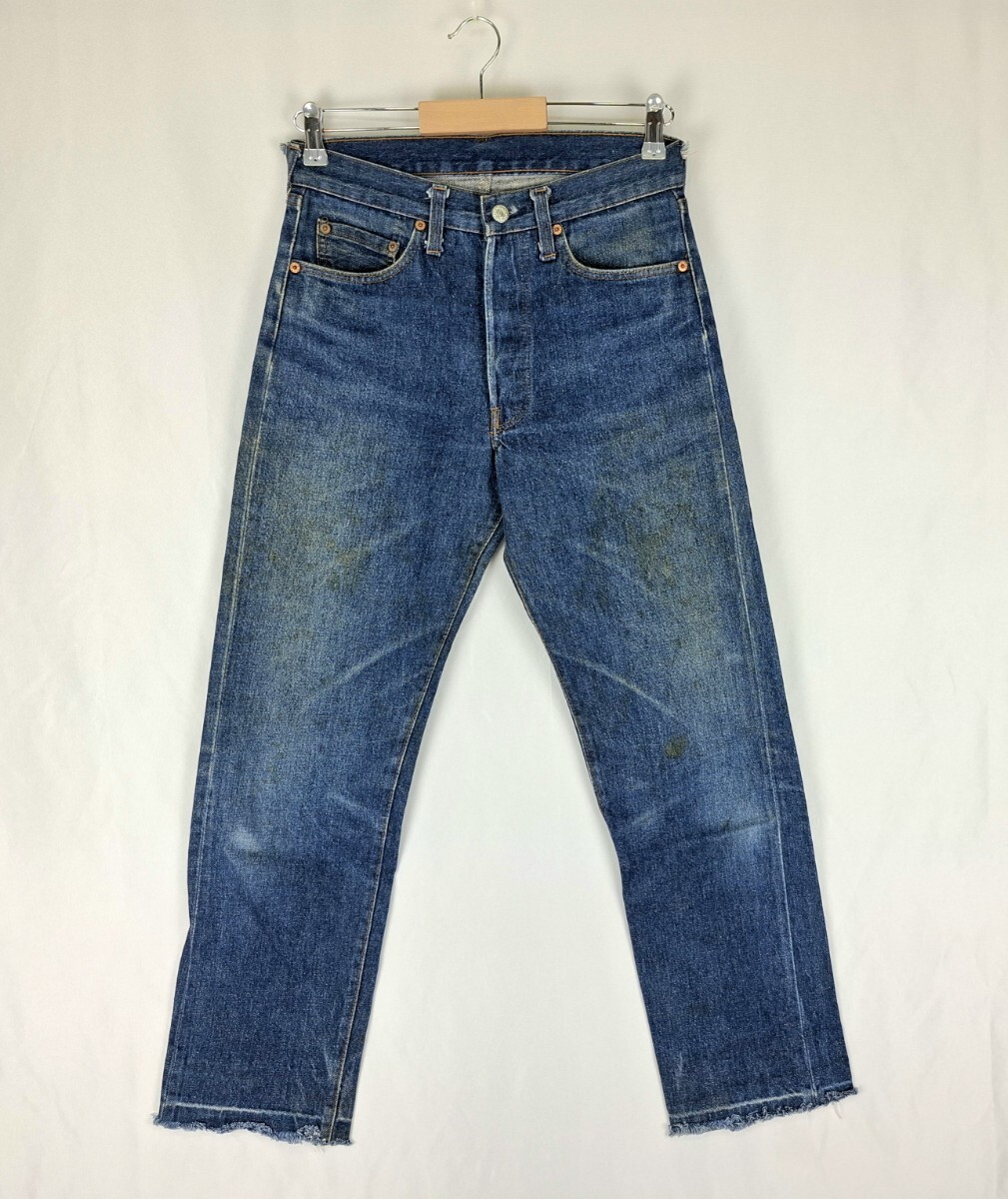 80s USA製 levi's 501xx 内股シングル 524 w30 ヒゲ落ち 80年代 アメリカ製 アメリカ古着 ビンテージジーンズ拍卖