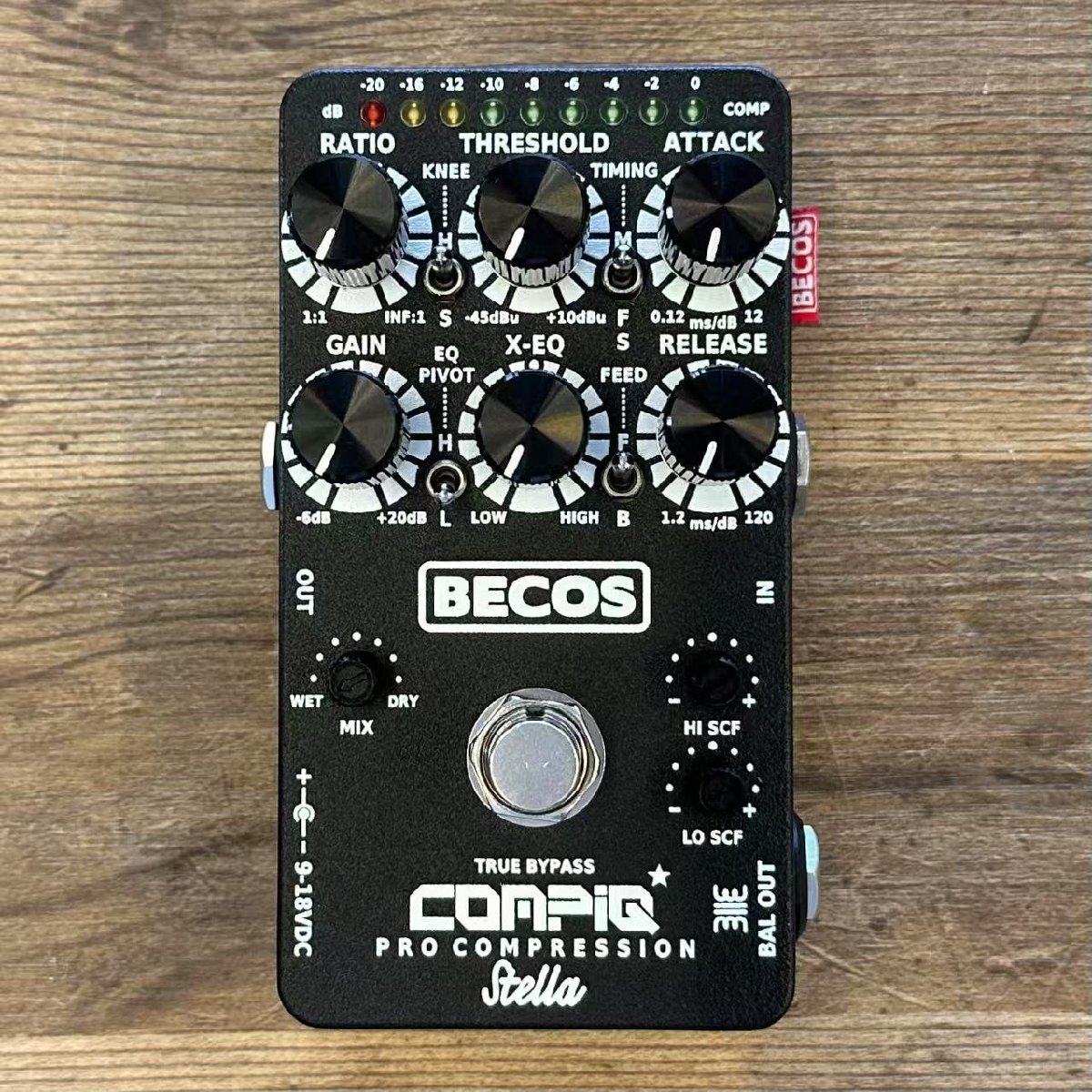 最落無し! BECOS CompIQ STELLA Pro Compressor MkII with DITOS / a49820 様々な楽器のトーンに最適な、豊かで暖かなトーンを実現 1円拍卖