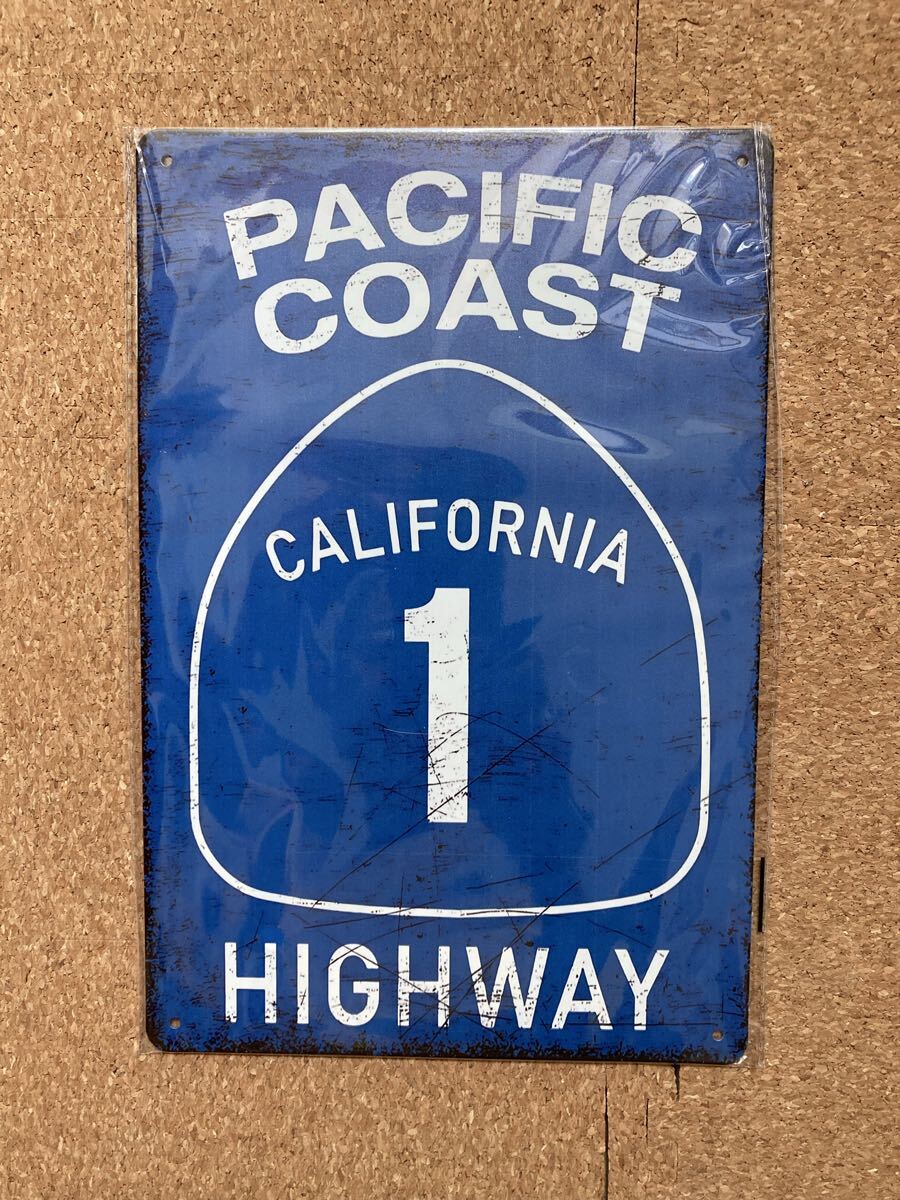 カリフォルニア1ブリキ看板 メタルサインプレート アメリカン雑貨 ウォールデコ拍卖