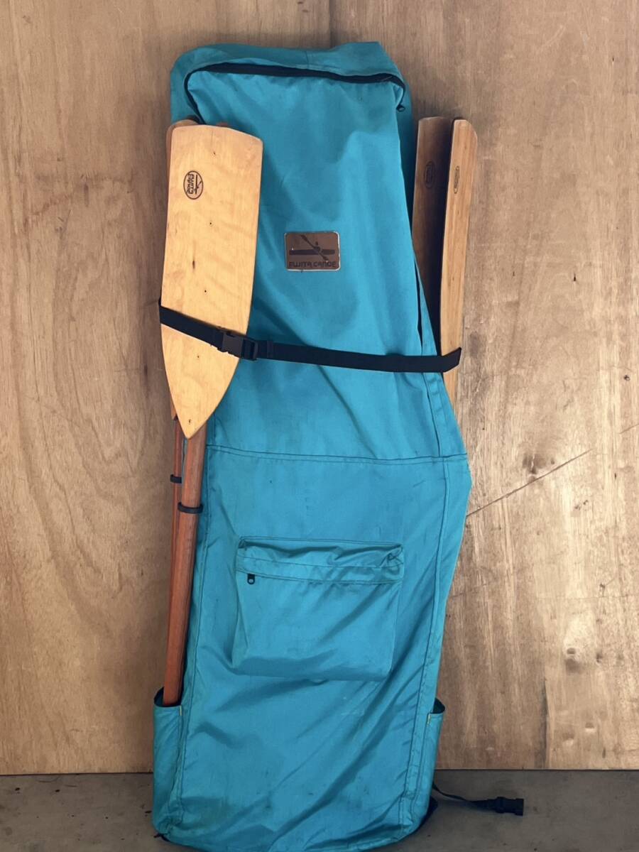 FUJITA CANOE フジタ カヌー 木製フレーム バック付き拍卖