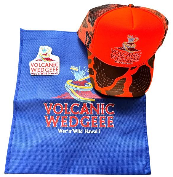 ウェット アンド ワイルド ハワイ ボルカニック ウェッジー オープン記念 セット Wet'n'Wild VOLCANIC WEDGEEE トート キャップ ステッカー拍卖