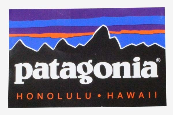 訳有 パタゴニア ステッカー ホノルル ハワイ 一列 PATAGONIA HONOLULU HAWAII シール フィッツロイ 海外 アメリカ 店舗限定 コレクション拍卖