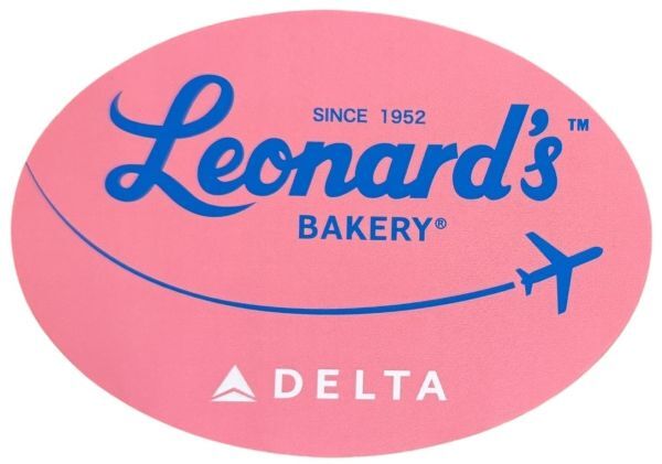 デルタ航空 レナーズ ベーカリー コラボ ステッカー DELTA LEONARD'S BAKERY STICKER 飛行機 旅客機 航空機 シール コレクション ハワイ拍卖
