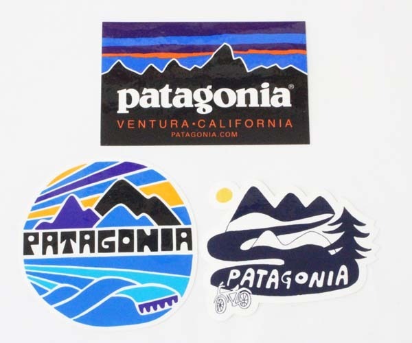 訳あり パタゴニア ステッカー 光沢 3種セット PATAGONIA フィッツロイ ベンチュラ ライツ 自転車 ウィーリーロード シール ネコポス 新品拍卖