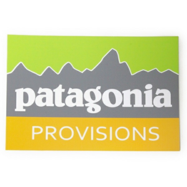 訳有 パタゴニア プロビジョンズ キャンペーン ステッカー 黄色系 Patagonia PROVISIONS シール デカール 非売品 コレクション 食 フード拍卖