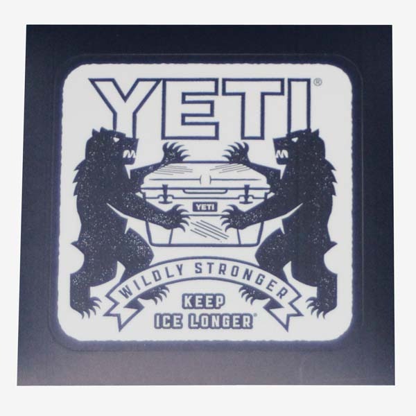 訳あり イエティ ステッカー YETI WILDLY STRONGER STICKER 3 シール デカール クーラー タンブラー アウトドア チューン ネコポス 新品拍卖