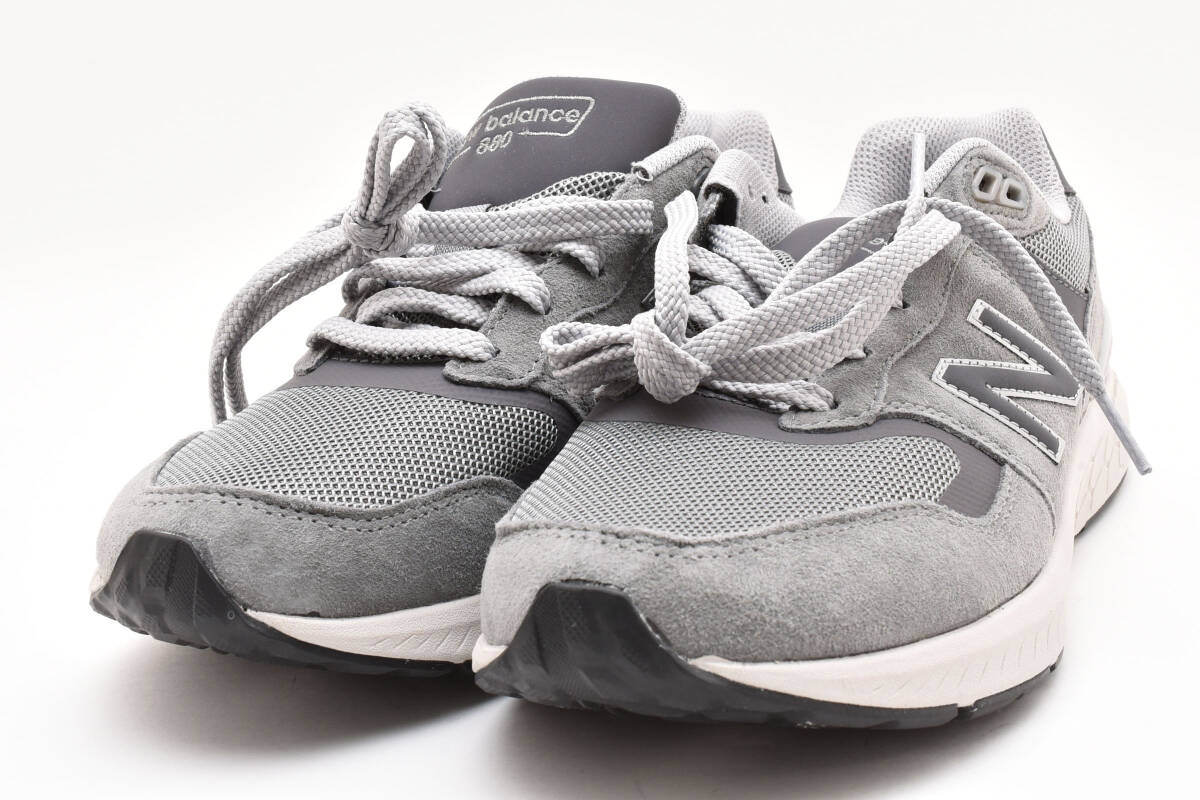 未使用 New Balance MW880CA6 ニューバランス ウォーキングシューズ グレー 26cm 4E 定価13200円 0712拍卖