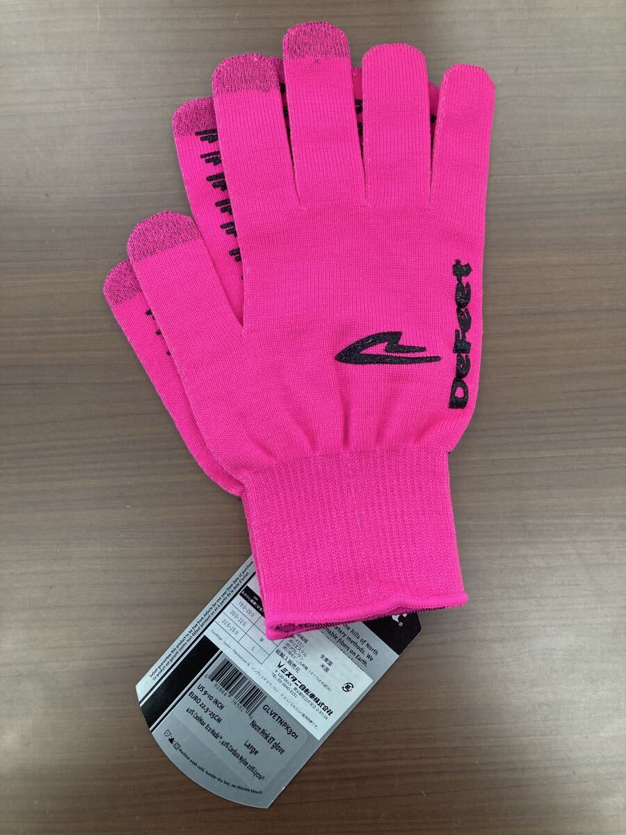 新品 デフィート DEFEET ET グローブ L 蛍光ピンク拍卖