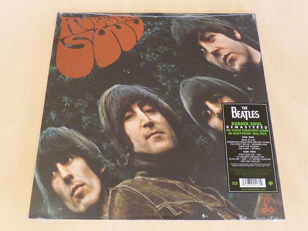 未開封 ザ・ビートルズ Rubber Soul リマスター180g重量盤LP The Beatles Drive My Car Nowhere Man Norwegian Woodノルウェーの森拍卖