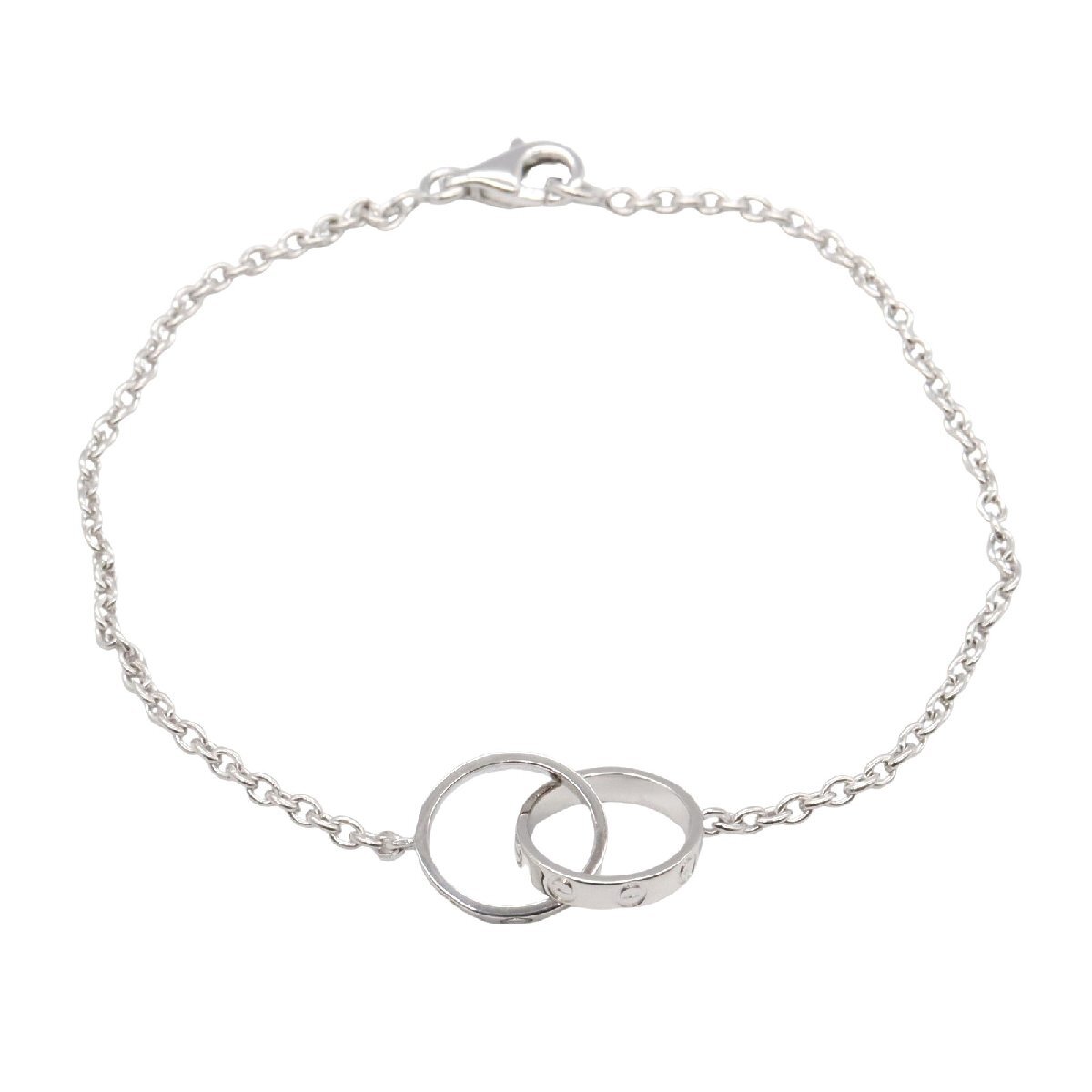 カルティエ ベビーラブ ブレスレット ブランドオフ CARTIER K18WG(ホワイトゴールド) ブレスレット 750WG 中拍卖