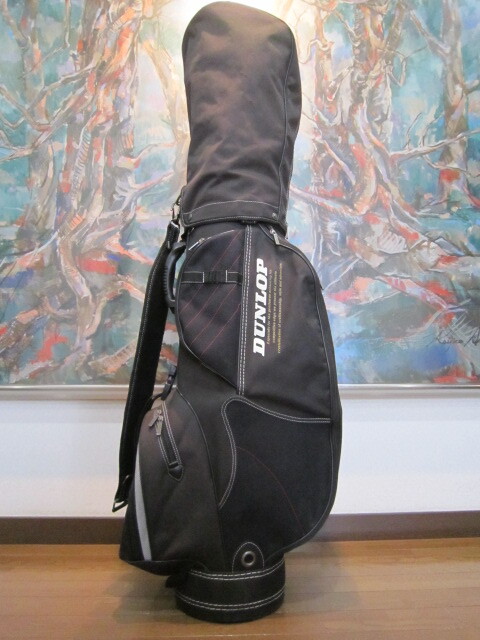 ほぼ未使用 センス抜群!人気ブランド DUNLOP ダンロップ キャディ ゴルフバッグ拍卖