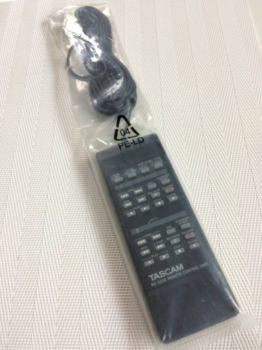 送料無料★新品未使用★TASCAM★タスカム★ 業務用Wカセットデッキ ★322用リモコン★RC-322A★その2拍卖