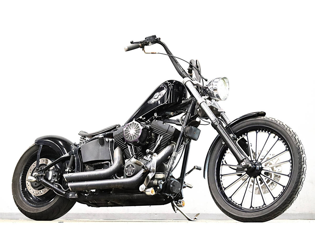 ハーレー FXSTB ナイトトレイン 2003y キャブ車 TC88B V&Hショートショット RSDエアクリ PMアルミホイール PMマスター トリプルツリー拍卖