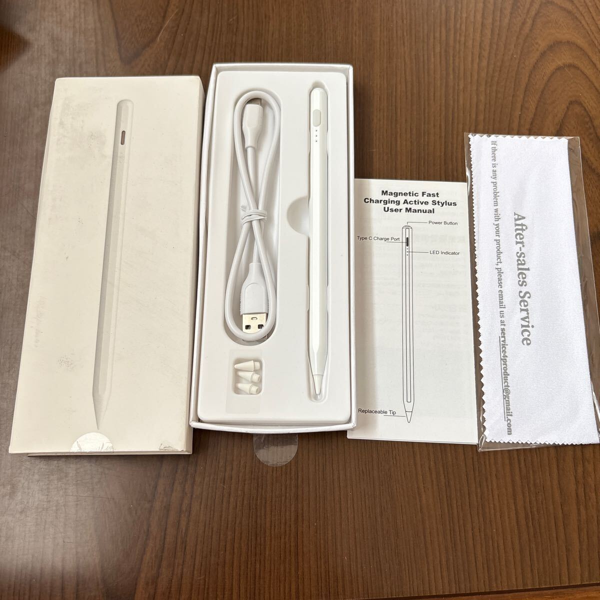 707p0414☆ iPad ペン【13分超急速充電 バッテリー残量表示】iPad専用 タッチペン 拍卖