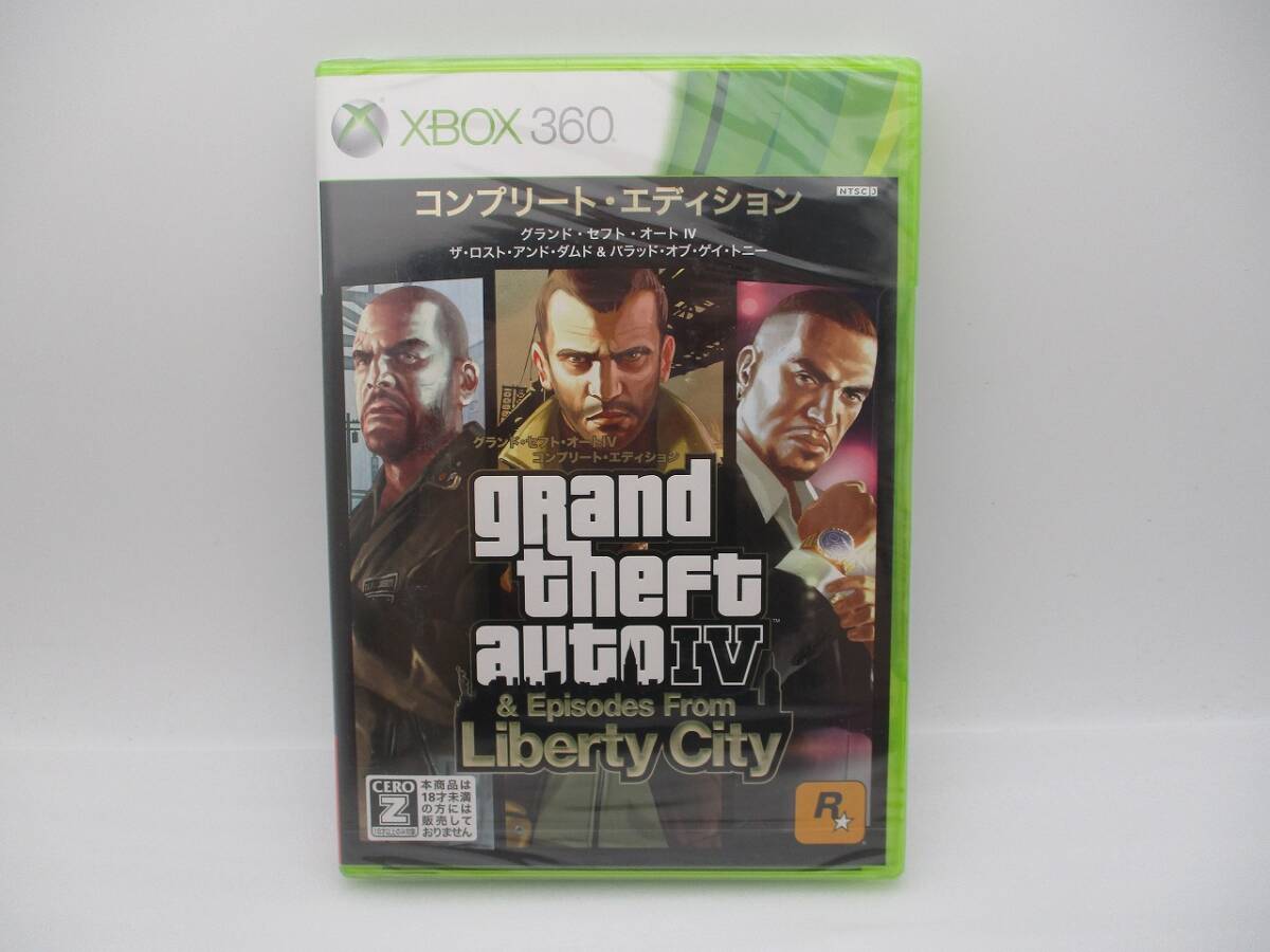 【新品未開封】XBOX360 ゲームソフト 「グランド・セフト・オートIV コンプリートエディション」検索:Grand theft auto IV 4 GTA拍卖