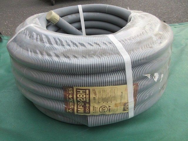 ミラフレキ-SS(30m巻)(グレー)(新品未開封) MFS-28H拍卖