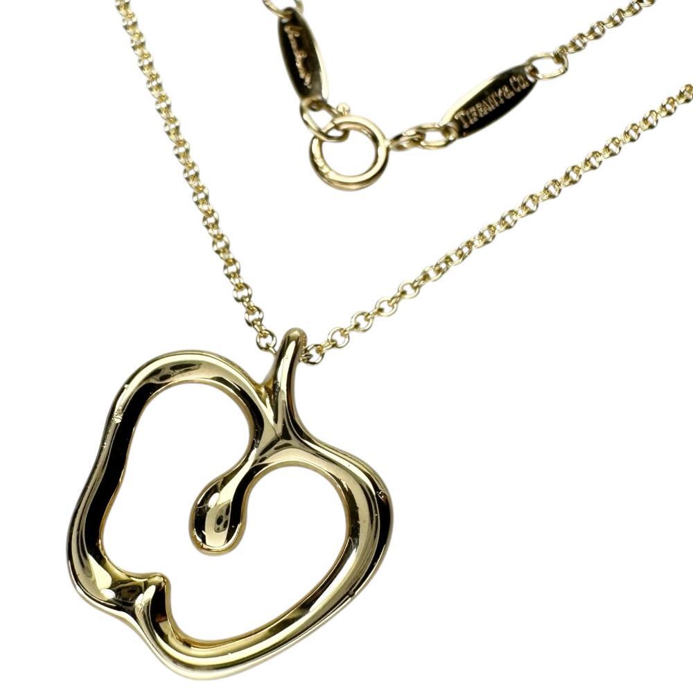 TIFFANY&Co./ティファニー アップル エルサペレッティ ネックレス K18ゴールド 4.4g 40.5cm レディース拍卖