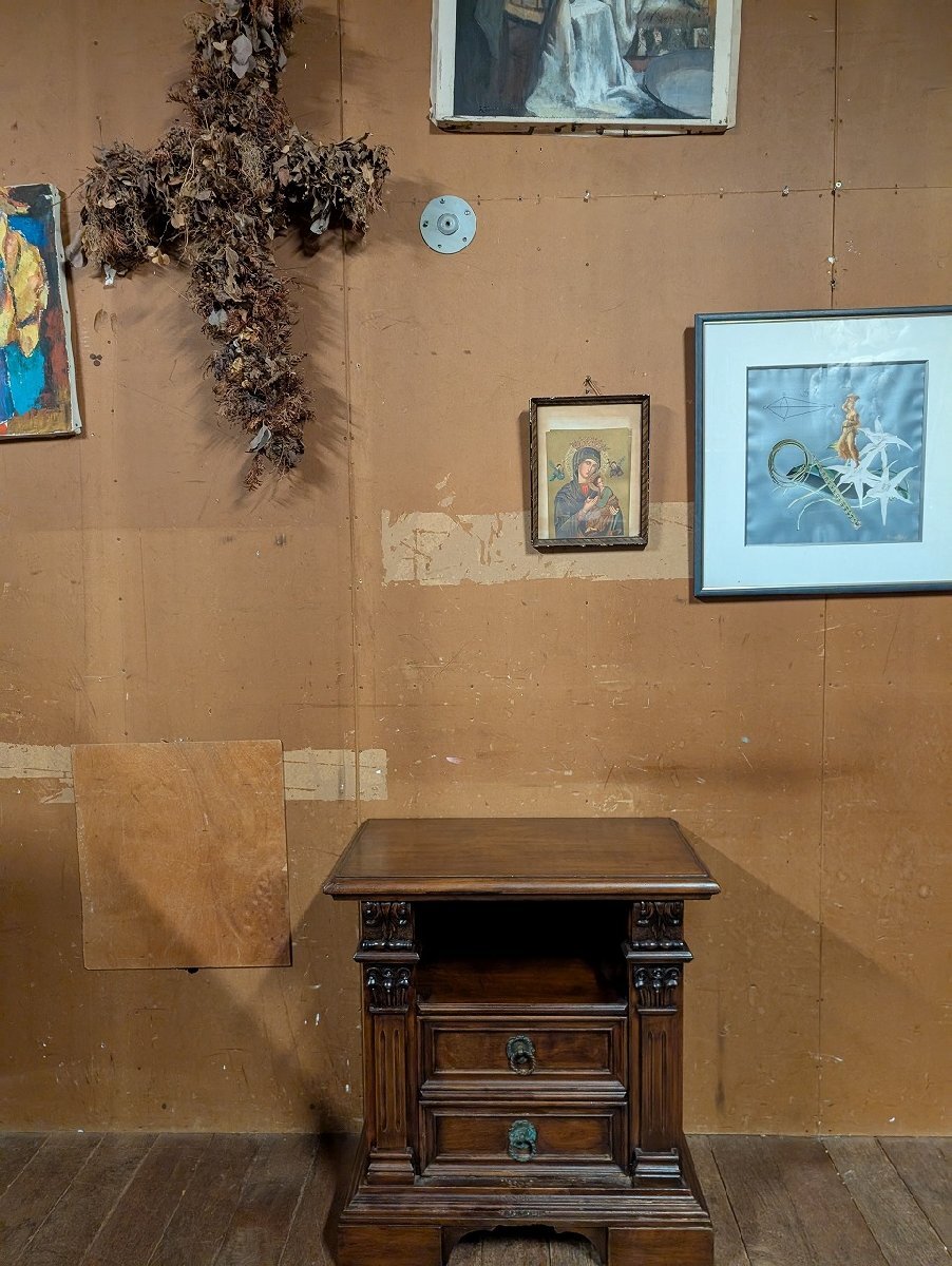 イギリス ヴィンテージ キャビネット コンソール サイドボード TVボード テレビ 電話台 TEL/木製 ウッド アンティーク ビンテージ 彫刻 机拍卖