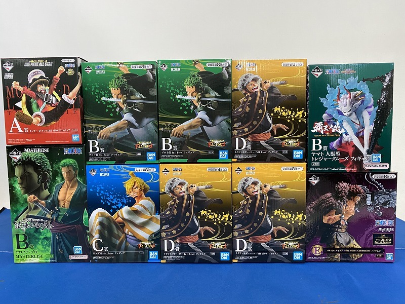 未開封★一番くじ フィギュア 10箱セット★ONE PIECE ルフィ ゾロ サンジ トラファルガー・ロー ヤマ人獣型 キッド (0480)拍卖