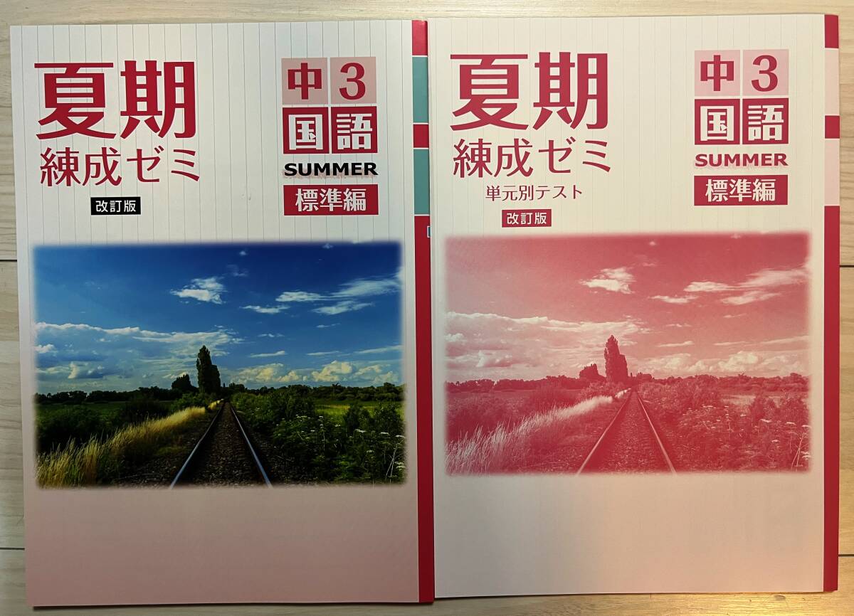 ●塾用教材 夏期練成ゼミ【国語 中学3年生】 新品未使用 ※同梱可能拍卖