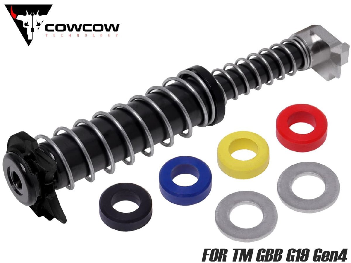COW-GK-RC006B COWCOW TECHNOLOGY ステンレス リコイルスプリングガイド TM G19 Gen4 TiALN ブラック拍卖