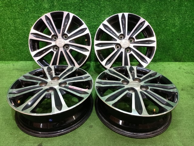中古 アルミホイール タント LA600S 純正 15インチ 4.5J 4本 1台分拍卖