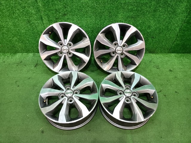 中古 アルミホイール デイズルークス B21A 15インチ 4.5J 純正 4本セット 1台分拍卖