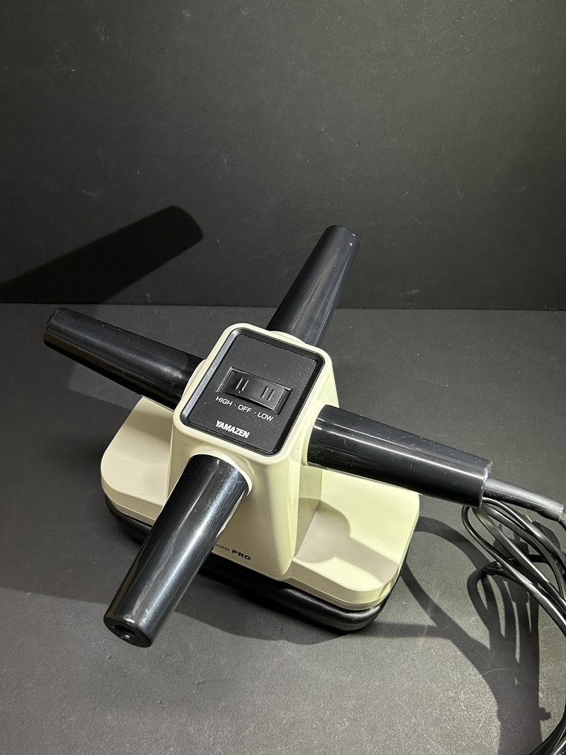 ● コレクター必見 YAMAZEN 山善 MASSAGER PRO YPM-02 家庭用電気マッサージ器 ぶるぶる 機械 マシーン Nr409拍卖