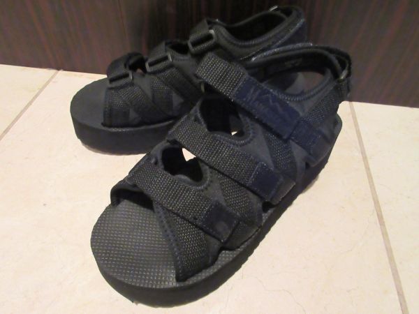 マナスタッシュ★MANASTASH レディース・プラットフォーム・サンダル/38 ブラック/23.5-24cm 美品拍卖