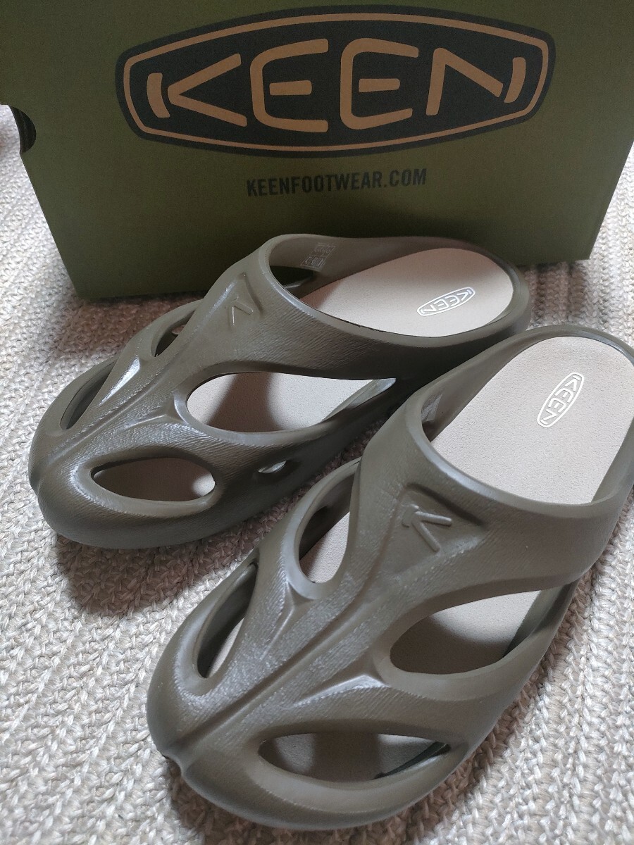 新品 KEEN SHANTI シャンティ オリーブ グリーン 27cm US9 CANTEEN/PLAZA TAUPE キーン サンダル メンズ アウトドア シャンティー拍卖