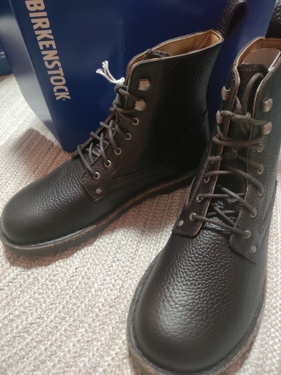 新品 BIRKENSTOCK ビルケンシュトック BRYSON ブライソン 27cm 42 GINGER ダークブラウン ブーツ レギュラーフィット レザー 拍卖