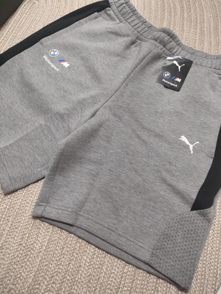 新品 定価9350 PUMA BMW スウェット ハーフパンツ グレー L Mモータースポーツ Mスポ 公式コラボ プーマ 未使用 メンズ 拍卖
