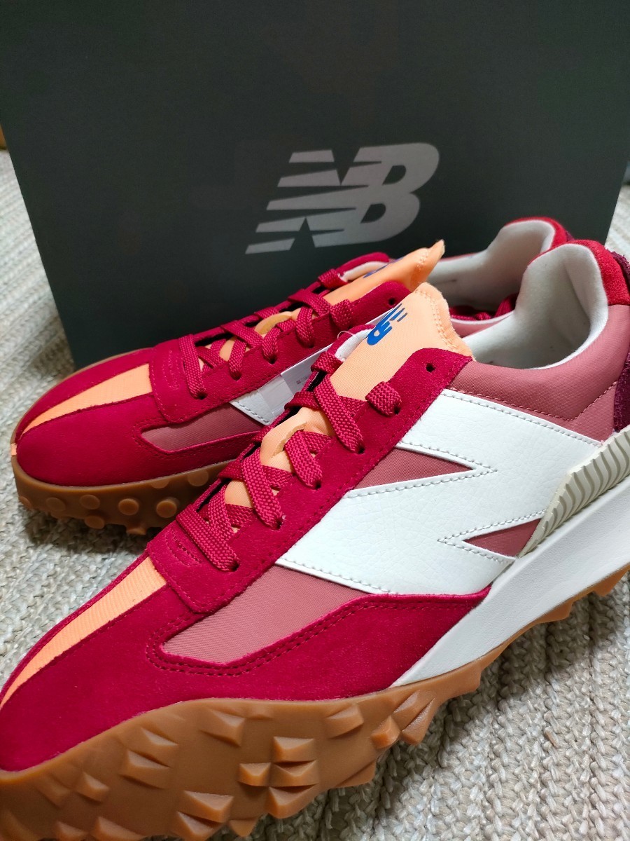 新品 定価13200 ニューバランス UXC72OP1 レッド系 29cm US11 New Balance スニーカー レトロ 赤 サーモンピンク 拍卖