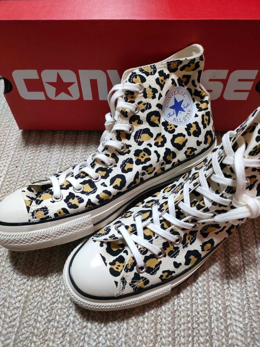新品 未使用 CONVERSE コンバース オールスター ALL STAR US HI レオパード 26cm ヒョウ柄 メンズ 正規品 スニーカー ハイカット拍卖