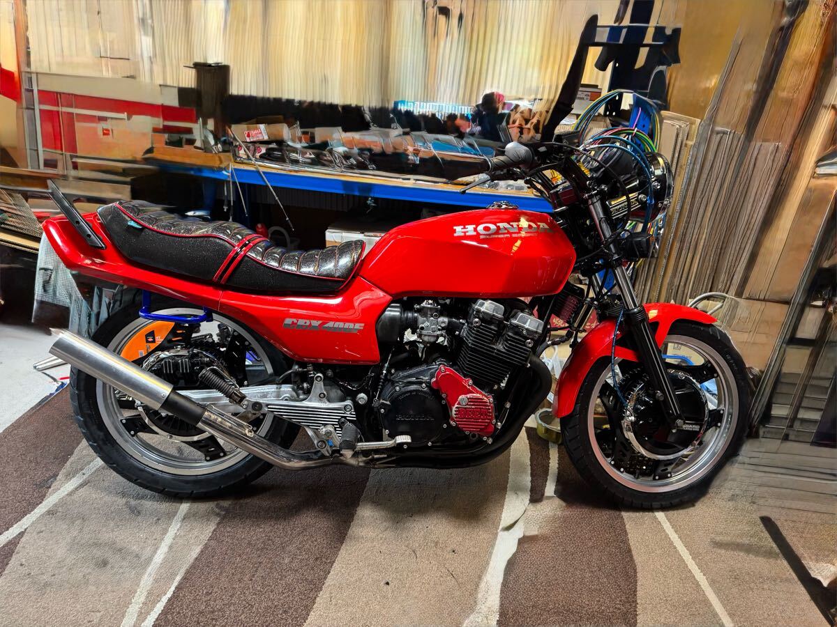 CBX400F CBX550F ソリ 赤 純正オリジナル 当時物 モンツァレッド 外装一式 BEET 旧車 ヒロセ イカズチ イノウエ アルフィン CBX RPM CB CBR拍卖