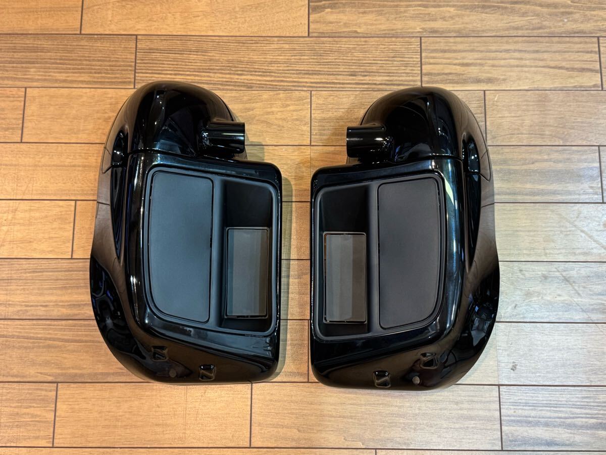 ツーリング ファミリー ~2013 ロア フェアリング FLHX FLH ビビッド ブラック 左右セット ロードグライド ストリートグライド拍卖