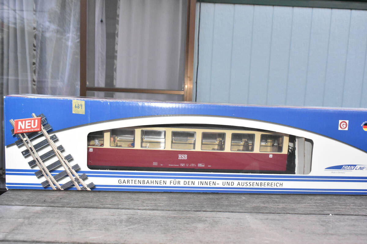 ●☆【入手困難 希少品】お庭で鉄道模型を始めませんか? トレインラインGmbH ドイツのメーターゲージ ハルツ鉄道 HSB客車 Gナロー拍卖