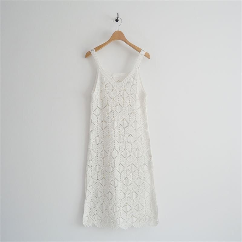 2024SS / BEAUTY&YOUTH別注 ビューティーアンドユース / LOGAN knitting mills / クロシェニット ワンピース / 1626-499-4439 / 2406-0704拍卖
